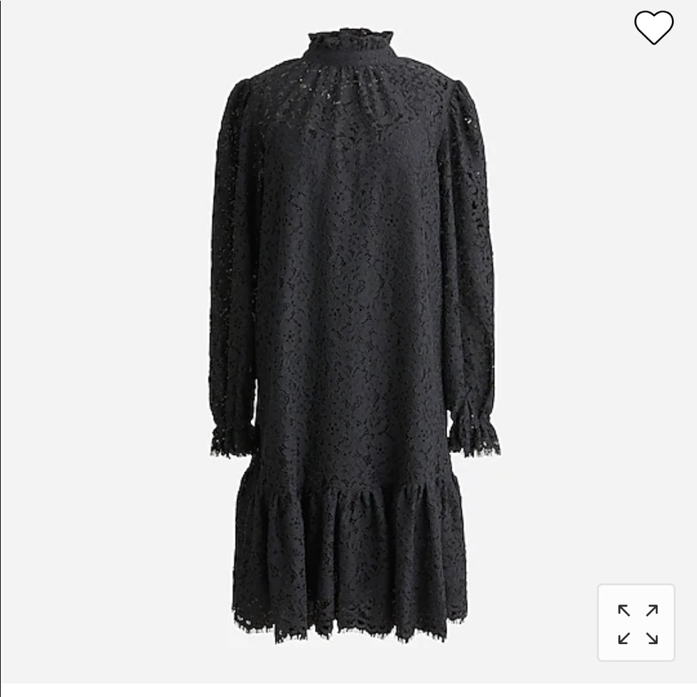 JCrew Ruffleneck Dress - Picture 3 of 6